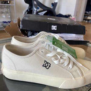 DC MEN'S MANUAL RT JOHN GARDNER ECO CANVAS SKATE SHOES Size 9.5
